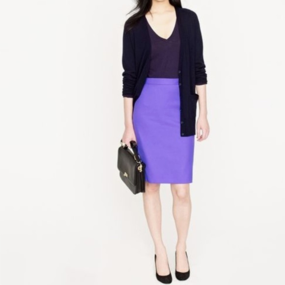 J. Crew Factory Dresses & Skirts - J.Crew Pencil Skirt In Double-Serge Cotton